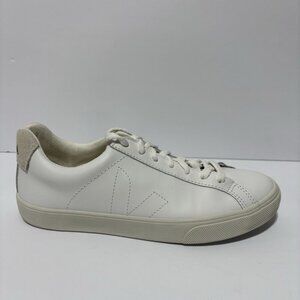 Veja Women’s Esplar Low White Leather Sneakers, Size 7 M